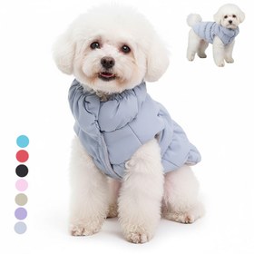 Resim Köpek Mont Ceket 71366 - Açık Kahve / M 