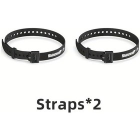 Resim Willowhaven Rhinowalk 600mm Siyah 2li Tpu Bisiklet Motor Bagaj Kayışı Kablo Bağı Siyah 