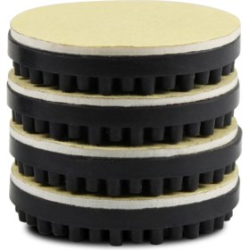 Resim Jelang 4 Adet Vinil Plak Çalar Gürültü Azaltma Gramofon Şok Pedi Kaymaz Ayak Pedi (Yurt Dışından) 