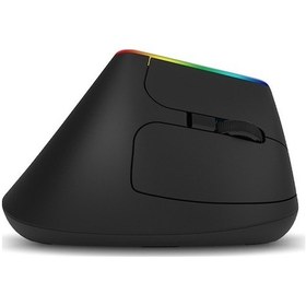 Resim Rogfer Delux M618db 6 Tuşlu 1600 Dpı Rgb Dikey Kablosuz Bluetooth Çift Modlu Fare Lityum Bluetooth Sürümü Diğer Diğer 