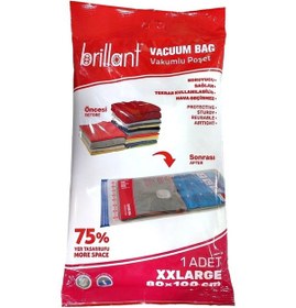 Resim Brillant Vakumlu Hurç, 1 Adet, Xxlarge Boy 80x100 Şeffaf 