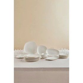 Resim UltraMint Şık 26 Parça Kahvaltı Takımı, 6 Kişilik Set, Modern ve Elegant Tasarım 