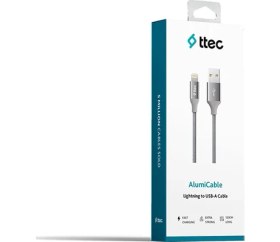 Resim Ttec 2DK16UG Alumicable Iph. Şarj Kablosu,uzay Grisi 
