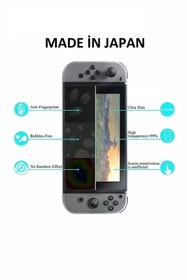 Resim beboncool Nintendo Switch HORİ Uyumlu 9H Temperli Cam Ekran Koruyucu 