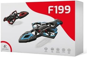 Resim teknosepetim Uzaktan kumandalı F199 uçak Kumandalı Drone 4 motorlu Havada Sabit Kalan Şavaş ucağı Bilek Kontrollü 