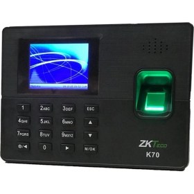 Resim ZKTeco Nif Bilişim K70 Parmak Izi Mifare Kart Şifre Terminali Personel Takip Cihazı 
