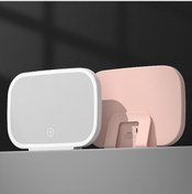Resim Sones Led Işıklı Araba Güneşlik Makyaj Aynası Pembe 