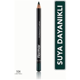 Resim Flormar Suya Dayanaklı Göz Kalemi - Yeşil Waterproof. 