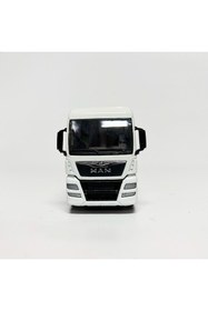 Resim WELLY 1.64 ÖLÇEK 11CM KÜÇÜK BOY WELLY MARKA LİSANSLI MAN TGX BEYAZ RENK TIR KUPASI 