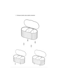 Resim Aqua Makyaj Kozmetik Ruj Ve Pamukluk Düzenleyici Organizer Gul Kurusu 