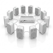 Resim FNIRSI Luxury, 12 Hoparlör 1 Anfi, Duvar Tip Masaj Salonu Ses Sistemi ,Spa, Mağaza, Restorant ,Kafe , Okul 