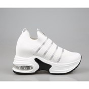 Resim Guja 24y300-4 Dolgu Topuk Beyaz Kadın Sneakers 