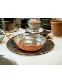 Resim Bakır Sahan Kızartma Yumurta Kahvaltılık Tava 3’lü Takım 16 cm 