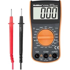 Resim VC830L Ölçü Aleti Multimetre Avometre Büyük Ekran Vc A+ Series 