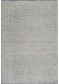 Resim Konya Yıkanabilir Makine Dokuma Modern Çizgili Salon Yolluk Düz Halı Krem 