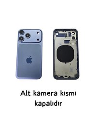Resim Apple Uyumlu iPhone 11 17 Pro Dönüşüm Kasası Lacivert Telefon Değildir 