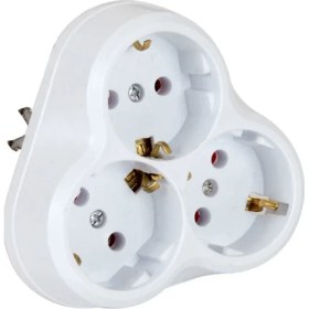 Resim De-Pa Topraklı Sıva Altı Priz 3'lü 