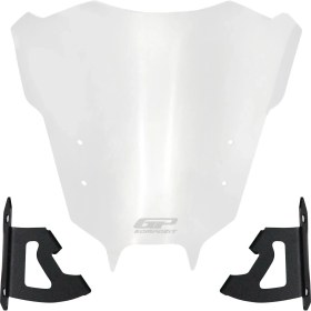 Resim GP Kompozit Yamaha MT-09 2021-2023 Uyumlu Ön Cam Şeffaf 25 cm 