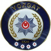 Resim ÇUKUROVA ÜTÜ YOZGAT P o l i s Kol Arması 3D Plastik TPU, Yeni Tip, Cırtlı, Standart Ölçü, 1.sınıf Kalite 