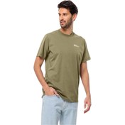 Resim Jack Wolfskin Essential T Erkek Yeşil Tişört 