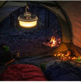 Resim Yx-669 Güneş Enerjili Şerit Ledli Kamp Lambası - 15 Farklı Işık Modu & Type-c Hızlı Şarj Beyaz 