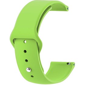 Resim Samsung Galaxy Watch Active 2 44mm Silicone Sport Band Açık Yeşil 