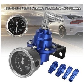 Resim Elmpaly 7 Renkli Led Göstergeli Ve Ayarlanabilir Yakıt Basınç Kontrol Cihazlı Evrensel Araç Yakıt Güçlendirici Kit - Mor 