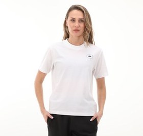 Resim adidas Asmc Stella Mccartney Regular Kadın T-Shirt Beyaz 