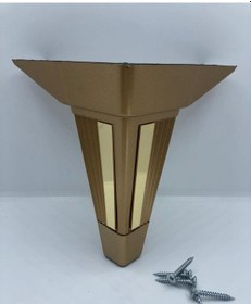 Resim Karakoçaksesuar Söğüt,15Cm Plastik Gold, Koltuk,Baza,Mobilya Ayağı (4 Adet ) 