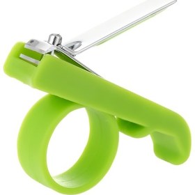 Resim Tenfowee Bebeğin Tırnaklarını Güvenle Kırp: Çocuk Dostu Ince Tırnak Bıçağı - Paslanmaz Çelik + Plastik, Yeşil Renk 