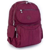 Resim Nas Bag Unisex Büyük Boy Zararlı Kimyasal İçermeyen Waterproof Sırt Çantası Bordo Bordo 