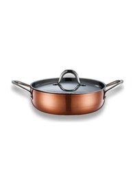 Resim Brioni Copperfield 22 Cm Basık İndüksiyon Tencere Cpf-160 
