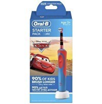 Resim Oral-B Starter Pack Disney Cars Çocuk Şarjlı Diş Fırçası Yedek Başlıklı 