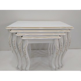 Resim Zigon Avangard Aslan Model Parlak Beyaz Lüx Kayın Torna Oymalı A (422099498) 