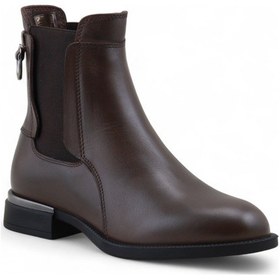 Resim Mammamia D25kb-8325 Hakiki Deri Kadın Bot Kahve 