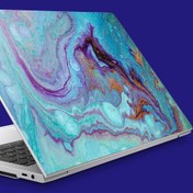 Resim Mavi Mor Ebruli Notebook Sticker, Laptop sticker,, Hp Sticker, Asus Sticker, 15.6 inç Sticker 