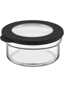 Resim AyrStore 4 Adet 415 ml Silikon Kapak Cam Kahvaltı Seti Saklama Kabı MIT1086 