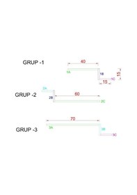 Resim Rafkestir Atlantik Duvar Raf Set Hareli Ceviz (Mat) 