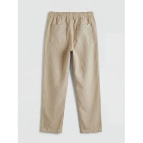 Resim LC Waikiki Lcw Kids Bej Regular Fit Erkek Çocuk Poplin Pantolon 