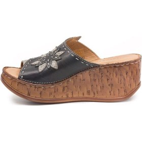 Resim Gedikpaşalı Lvs 22Y 1111 Siyah Bayan Ayakkabı Terlik-Sandalet (549926232) Siyah 