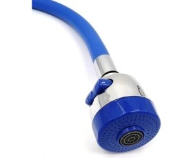 Resim Oynar Başlıklı Tasarruflu Kubar Musluk Borusu ve Başlığı Mavi 