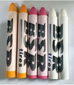 Resim Bsr Lastik (KAUÇUK) Tebeşiri Meksika Pembe, Sarı, Beyaz Renk 6 ad 