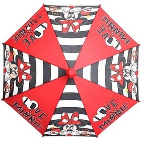Resim Minnie Mouse Love Minnie Pvc Koruma Kılıflı Çocuk Şemsiyesi - 3 - 12 Yaş Arası Çap : 85 Cm 