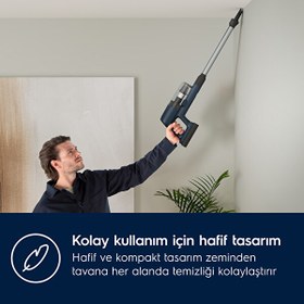 Resim Electrolux EP71UB14DB Dikey Şarjlı Süpürge 