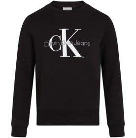 Resim Calvin Klein CK MONOGRAM TERRY CN Siyah Çocuk Sweatshirt 