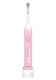 Resim Homend Brushboss 4701h 4 Modlu 21 Gün Kullanım Süreli Akıllı Zamanlayıcılı Şarjlı Diş Fırçası Pembe Şarjlı 