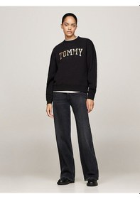 Resim Tommy Hilfiger Tjw Nw Bxy Glıtter Varsıty Crew 