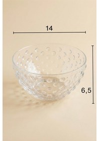 Resim Selen Concept Küme Model Küçük Boy El Yapımı Cam Çorba Kasesi ve Salata Sunumluk 6’lı Set 