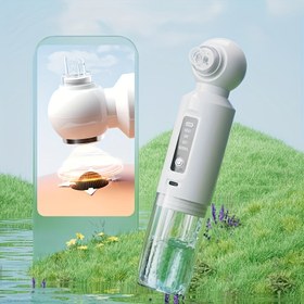 Resim Şarj Edilebilir Siyah Nokta Emme Aracı - USB Güçlü Yüz Güzellik Cihazı, Ergonomik Kolu, Taşınabilir Tasarım, Ev Kullanımı ve Siyah Nokta ve Gömülü Kir, Hafif Bej Bakımı, Şık Kolu Tasarımı, Kolay Tutuş Kolu 