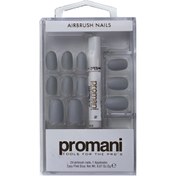 Resim Promani Mat Antrasit Gri Takma Tırnak Kiti 24'lü 